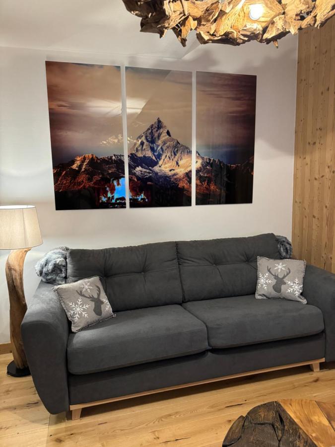 Cocon Au Coeur De Chamonix Avec Parking Gratuit Apartman Kültér fotó