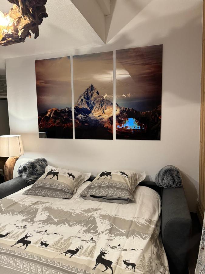 Cocon Au Coeur De Chamonix Avec Parking Gratuit Apartman Kültér fotó