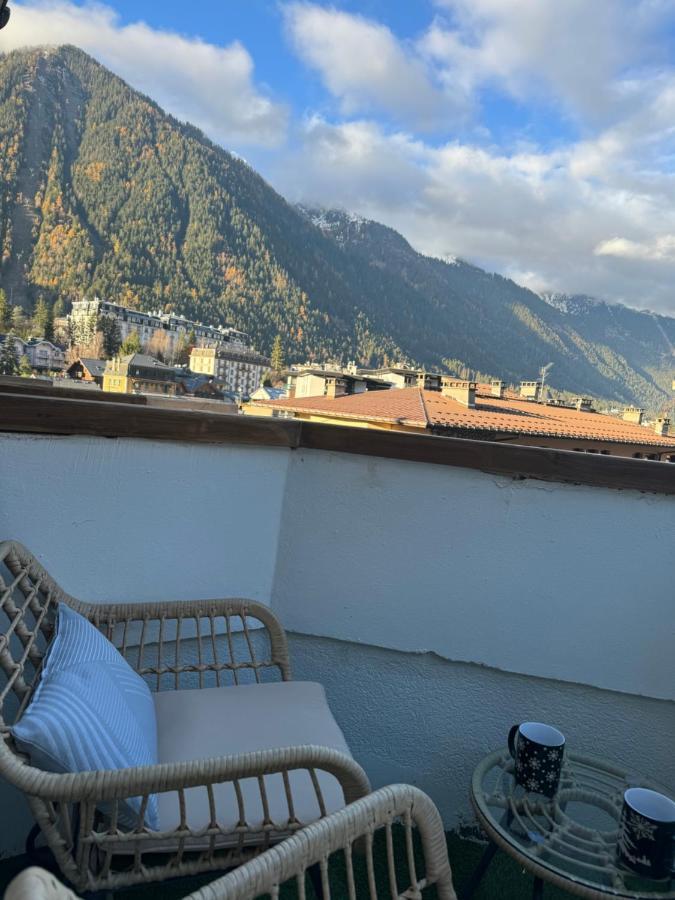 Cocon Au Coeur De Chamonix Avec Parking Gratuit Apartman Kültér fotó